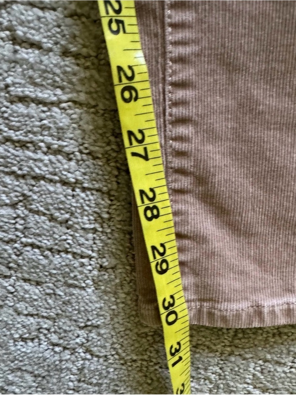 Talbots Flawless Five-Pocket Straight Leg Corduroy Pants Tan Size 10 - Picture 12 of 12